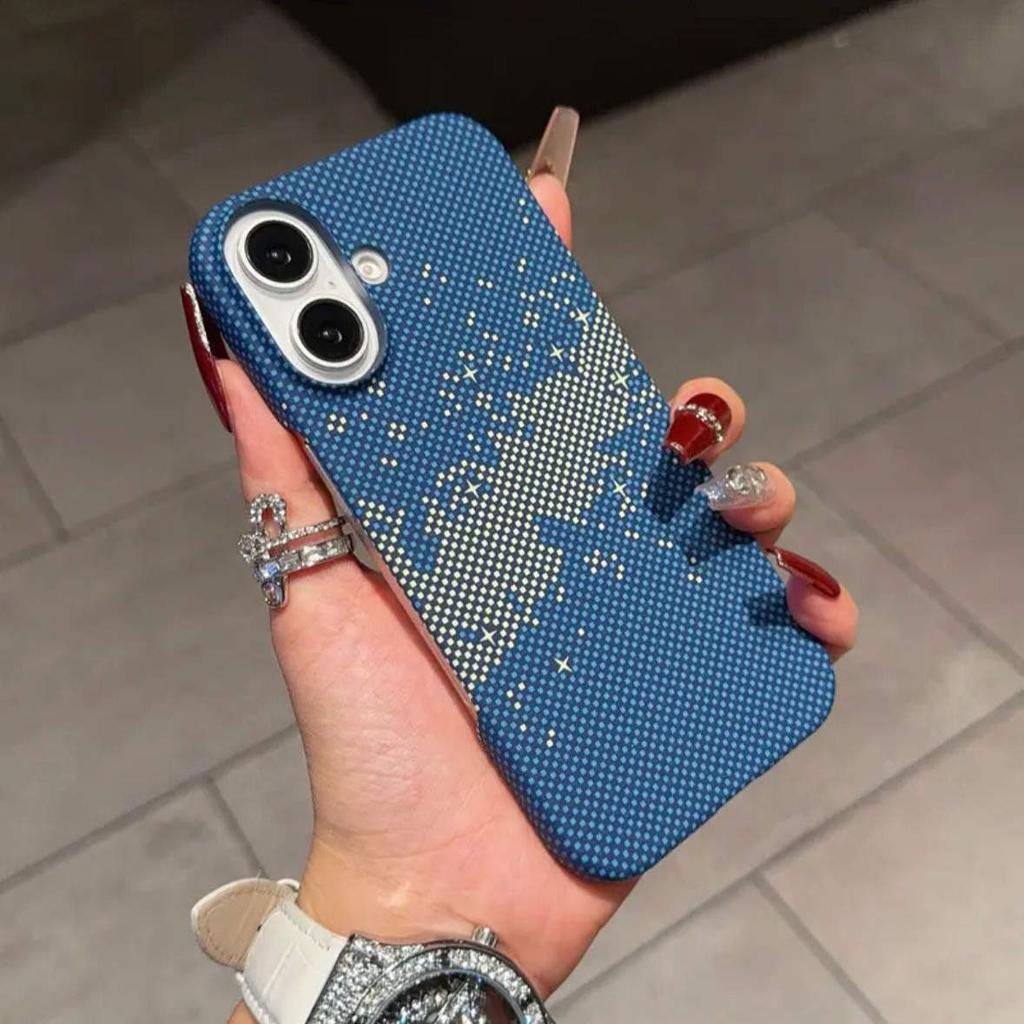 Применимо к iPhone17 углеродное волокно Кевлар магнитный чехол для мобильного телефона Apple 16 полупакет легкий и тонкий ПК противоударный защитный чехол
