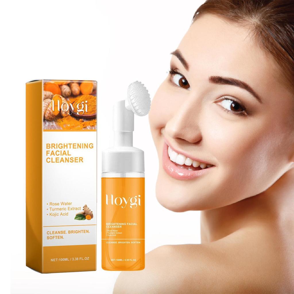 Turmeric Cleanser Deeply Cleans Facial Skin, Fades Acne Marks, Moisturizes, Whitens and Beautifies Skin.