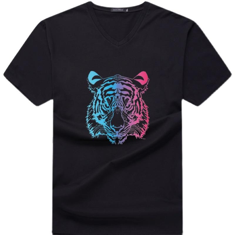 Толстяк летом прибавляет в весе и увеличивает футболку с короткими рукавами. Свободная модная футболка Fat Man с половиной рукавов, топ большого размера XXXXXL