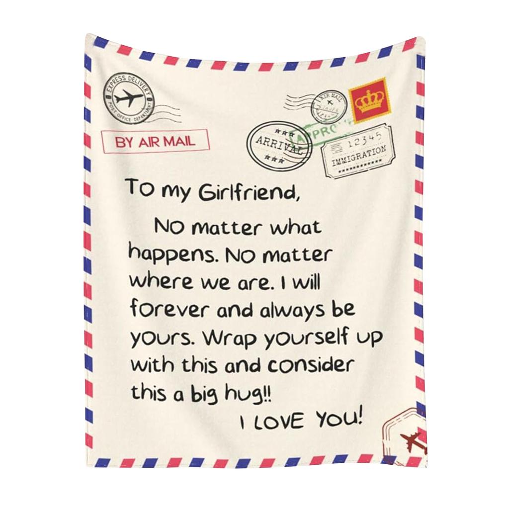 Flannel Digital Printed Blanket Bed Blanket Small Throw Blanket Four Seasons Envelope Themed Flannel Blanket Holiday Giveaway Gift