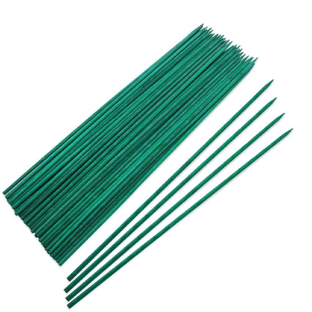 10 шт. 40 см цветочные палочки деревянные бамбуковые зеленые палочки профессиональные садовые трости цветочные