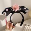 Headhoop Flower Chinese Style Headwear Antique Headband Hanfu Hair Hoop Ancient Style Headwear