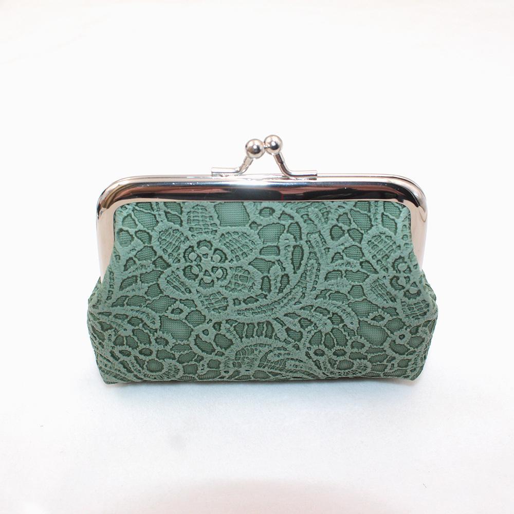 PU кружево тиснением маленький кошелек 4-дюймовый клатч мини портмоне дата-кабель органайзер портативный кошелек для женщин девушки деньги-сумки