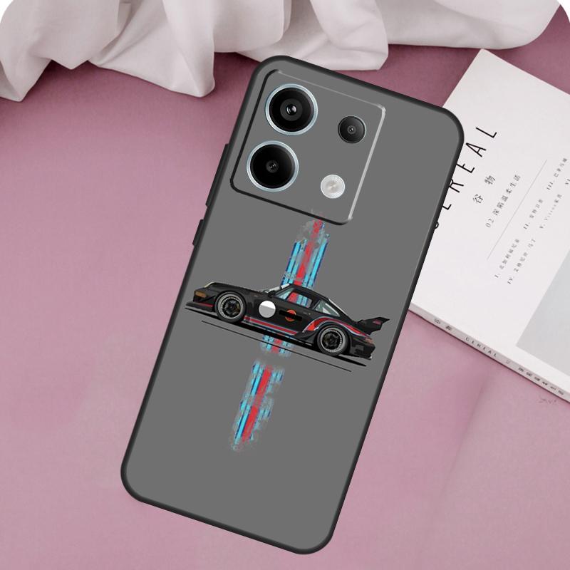 Полосы гонщика Чехол для телефона racer Для Xiaomi Redmi Note 12 11 9 10 13 Pro Plus 12S 11S 10S 9S Redmi 13C 9C 10C 12C Чехол