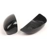 For Fiat 500 GRANDE Punto 2012- Black Door Wing Mirror Cover 735452185 735452186 For EVO DAL Car Exterior Accessories