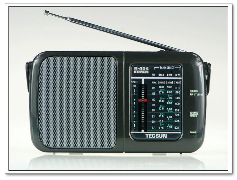 Высокочувствительный FM/AM коротковолновый радиоприемник Tecsun R-404P для пожилых людей