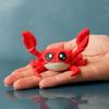 Home Furnishings Kawaii Crab Table With 3D Printed Crafts Ornament Magnetic Cute Crab Desk Buddy Sticky Note Holder Decor