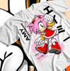 Футболка Amy the Hedgehog Герои Tee Sonic Heroes Винтажная Подарочная Футболка Все Размеры