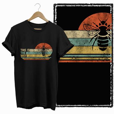 COOLMIND хлопок черный принт крутых пчел эксклюзивная оригинальная графика женская футболка свободная большого размера женская футболка крутая женская футболка