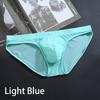Men Bikini Erotic Underwear Seamless Ultra-thin Underwear Ice Silk Gay Panties Briefs Pouch Summer