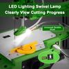 Электрическая настольная криволинейная пила многофункциональная беспыльная лобзиковая пила бытовая деревообрабатывающая проволочная пила машина аккумуляторная пила отрезная машина