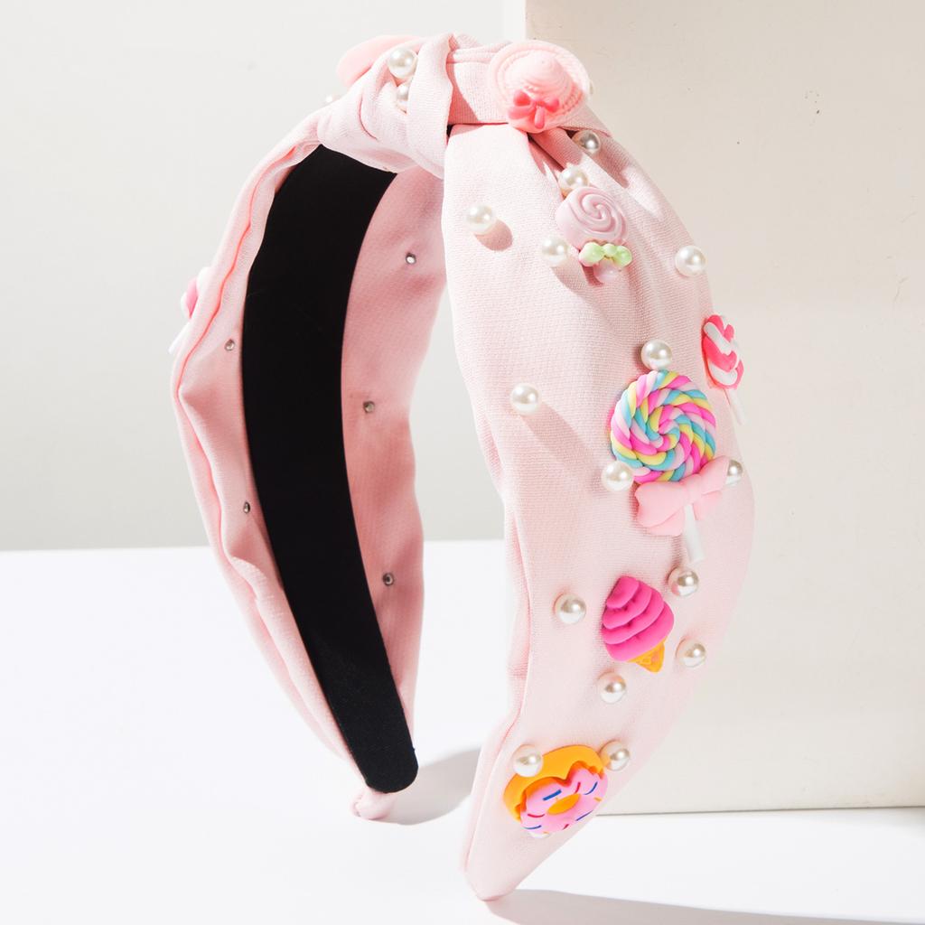 1 шт. Повязка на голову с жемчужным декором, подарок на День учителя, благодарность, для женщин, учителей, учеников, на день рождения, резинка для волос, обруч для волос, осень, аксессуары для волос