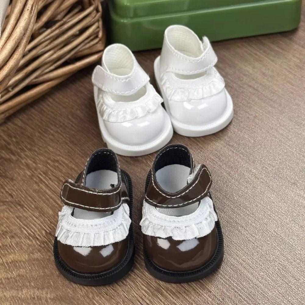 PU Leather PU Leather Bow Doll Shoes Boots Shoes Doll Shoes Boots Leather Shoes Dolls Clay Dolls