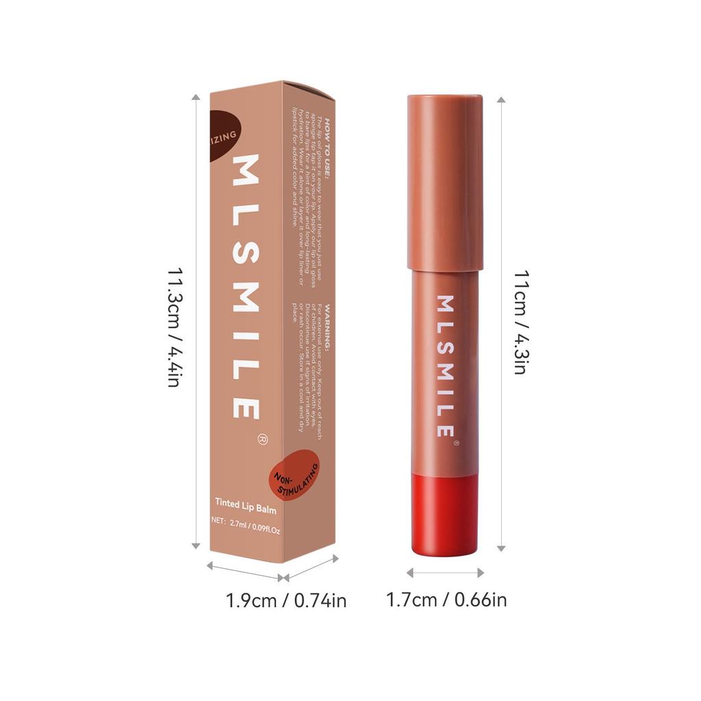 Easy-to-Apply Tinted Lip Balm: Moisturizing Lipstick and Gloss