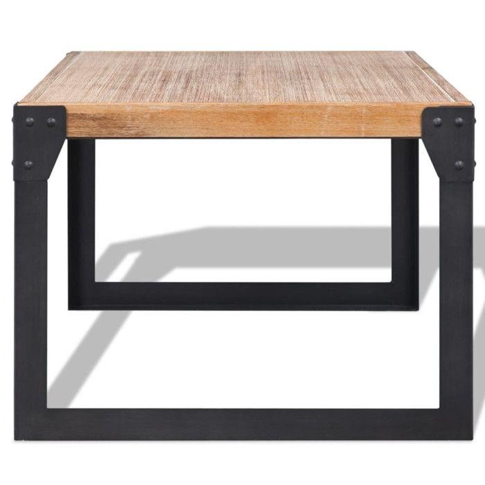 VidaXL Coffee Table Solid Acacia Wood 100 X 60 X 45 Cm
