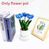 Multicolor Simulation Corn Poppy Potted Artificial Flower Ornament Desktop