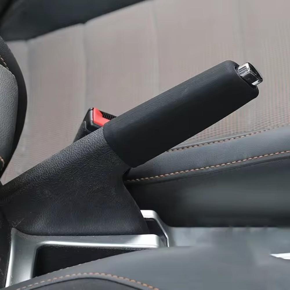 Silicone Car Handbrake Cover Anti-slip Easy To Install Handbrake Grip Cover Car Hand Brake Sleeve Car Interior Accessories