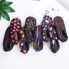 Women's Floor Slipper Indoor Short Socks Elastic Printed Warm Thicken Fleece-Lined Floor Socks Non-Slip Sock