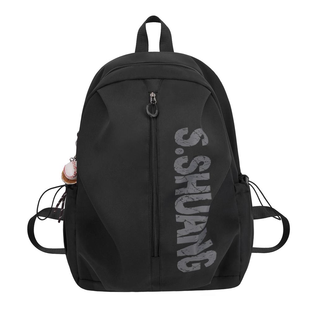 Schoolbag female Korean version large capacity trendy fashion backpack junior high school high school student schoolbag simple computer backpack
