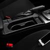 Real Soft Carbon Fiber Sticker For compatible vehicle Impreza 2009 2010 2011 Car Central Control Water Cup Holder Interior LHD RHD Trim.
