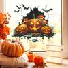 Halloween Wall-breaking Pumpkin Bat Bedroom Living Room Home Decoration Wall Stickers