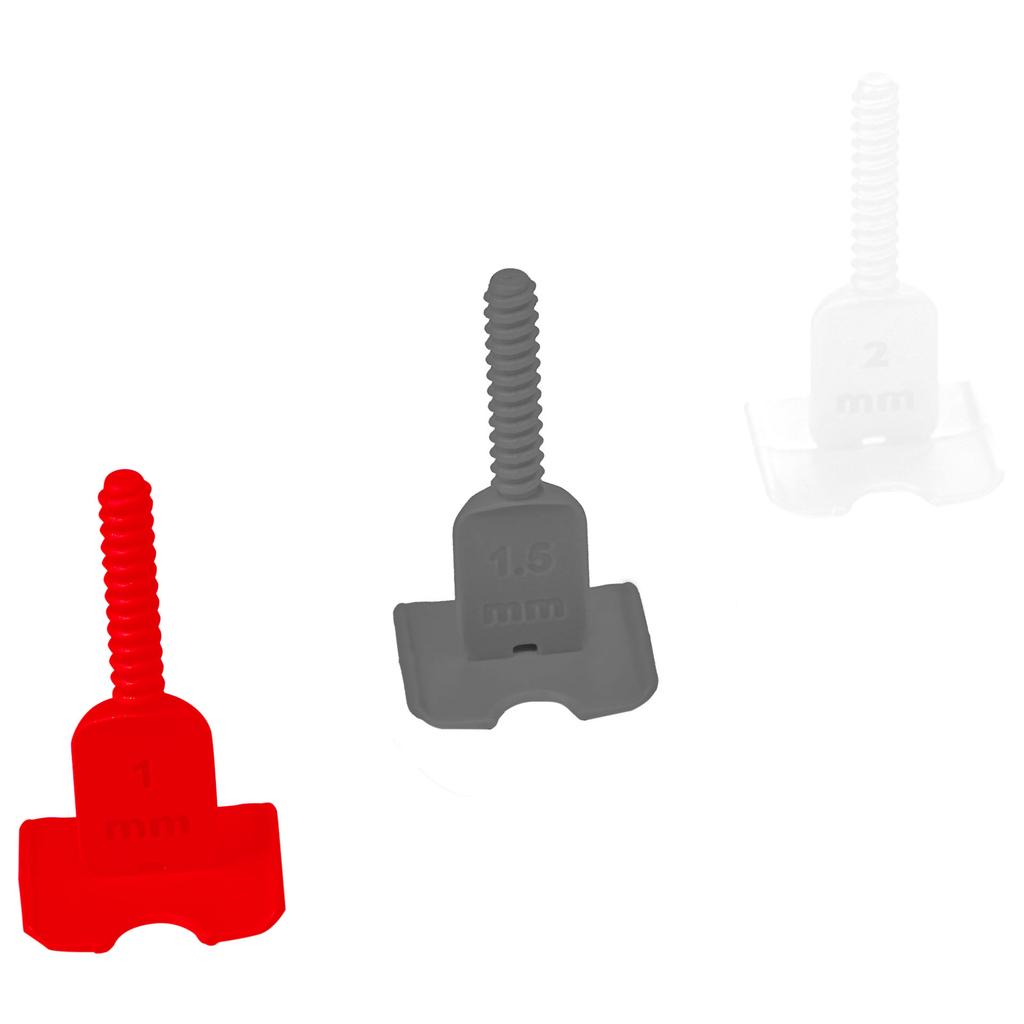 Tile leveling system clips no. 3 (pack of 100) 1.0mm Vorstahl