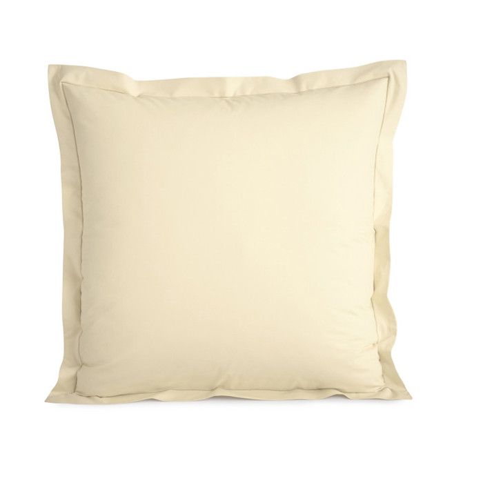 Pack complet housse de couette percale de coton peigné "Julian" toutes dimensions Coton Pur - Julian Ivoire - Pack 3 Pièces pour lit