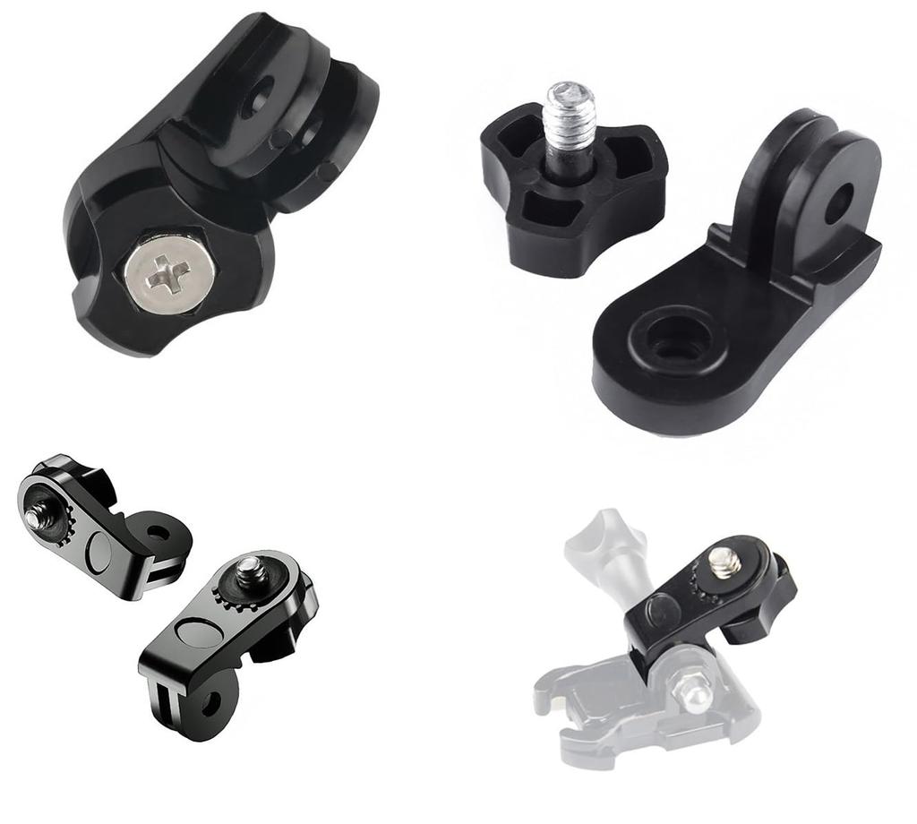 Wearable Camera Mount Conversion Adapter Monopod Tripod Selfie Stick Stand Holder Pan Head Photography Support Accessories Installation Inch For GoPro