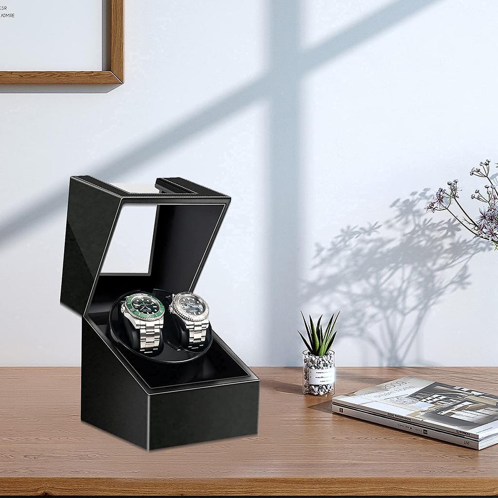 2 Watch Winders for Automatic Watches with Quiet Japanese Mabuchi Motor,Automatic Watch Winder for Men's and Women's Watches