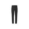 Solid Color Straight Leg High Elastic Knitted Sports Pants Men Bottoms Deep-Black A11M411613FBK