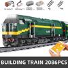 MOULD KING MOC The QJ Steam Locomotives Remote Control Train Building Blocks Bricks Kids Educational DIY Toys Christmas Gifts