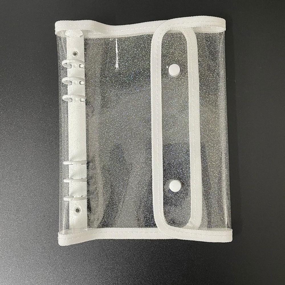 Double-Buckle Cover Photo Storage Book PVC Card Organizer Holder Loose Leaf Binder for Idol Cards