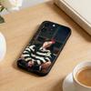 Чехол для телефона S-Singer B-Billie Eilish для iPhone17,16,15,14,13,12 Plus,Max Мягкий Силиконовый Черный Чехол