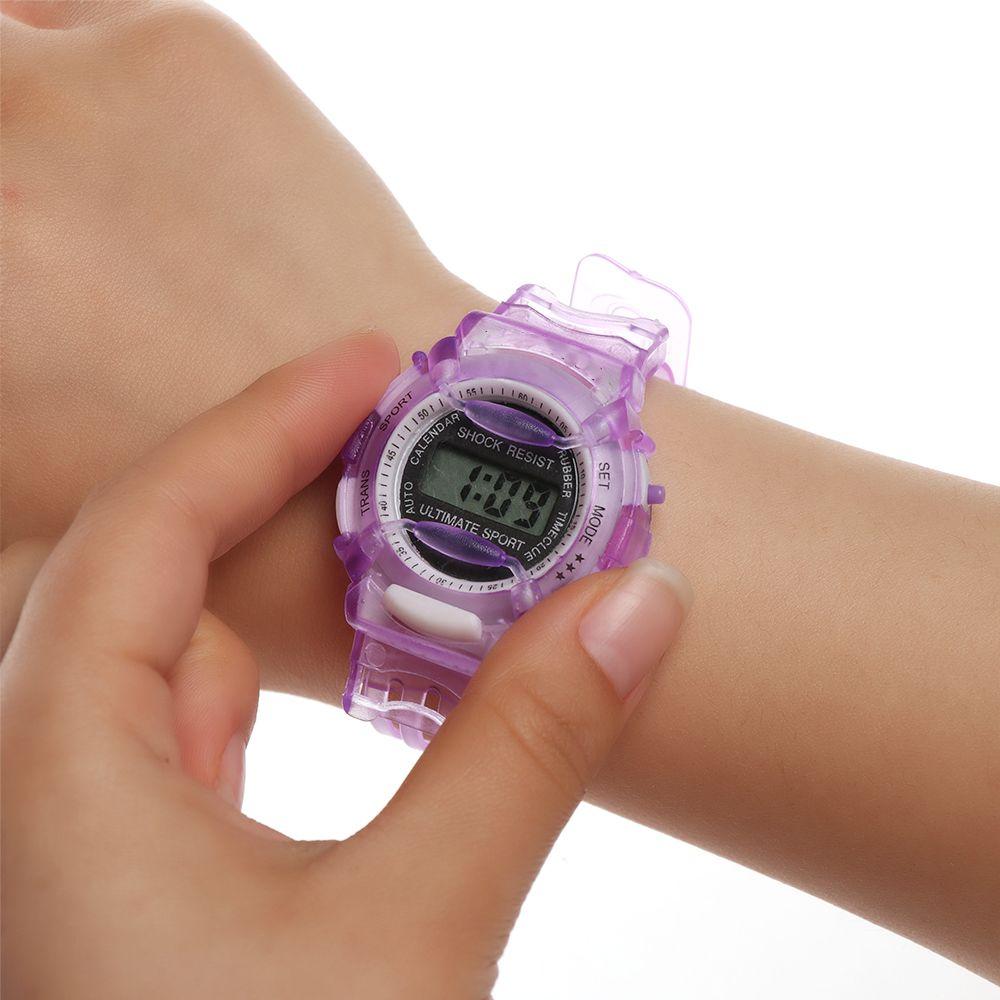 Cartoon Kids Child Children Digital Watches Electronic Meter Candy Wrist Watch LCD Wristwatch
