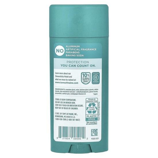 Tom's of Maine Deodorant Aluminum Free Unscented