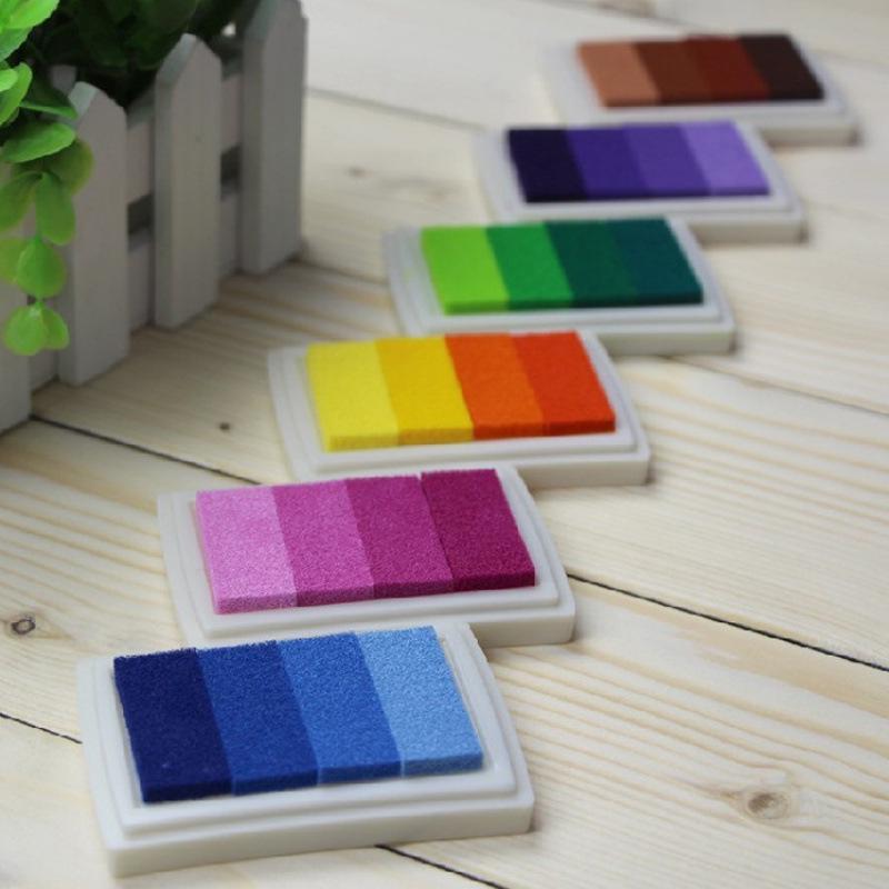 Компаньон по маркам: 4-цветная градиентная чернильница для DIY-журналинга, Выберите из 6 цветовых серий