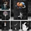 Solid Wood Frame Space Dreaming Astronaut Stars Oil Painting Canvas Painting Posters and Prints Wall Art Pictures for Living Room Home Decor