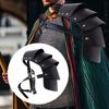 Gothic Steampunk Shoulder Armors Medieval Pauldron Chest Harness PU Outfit Shrug Belt