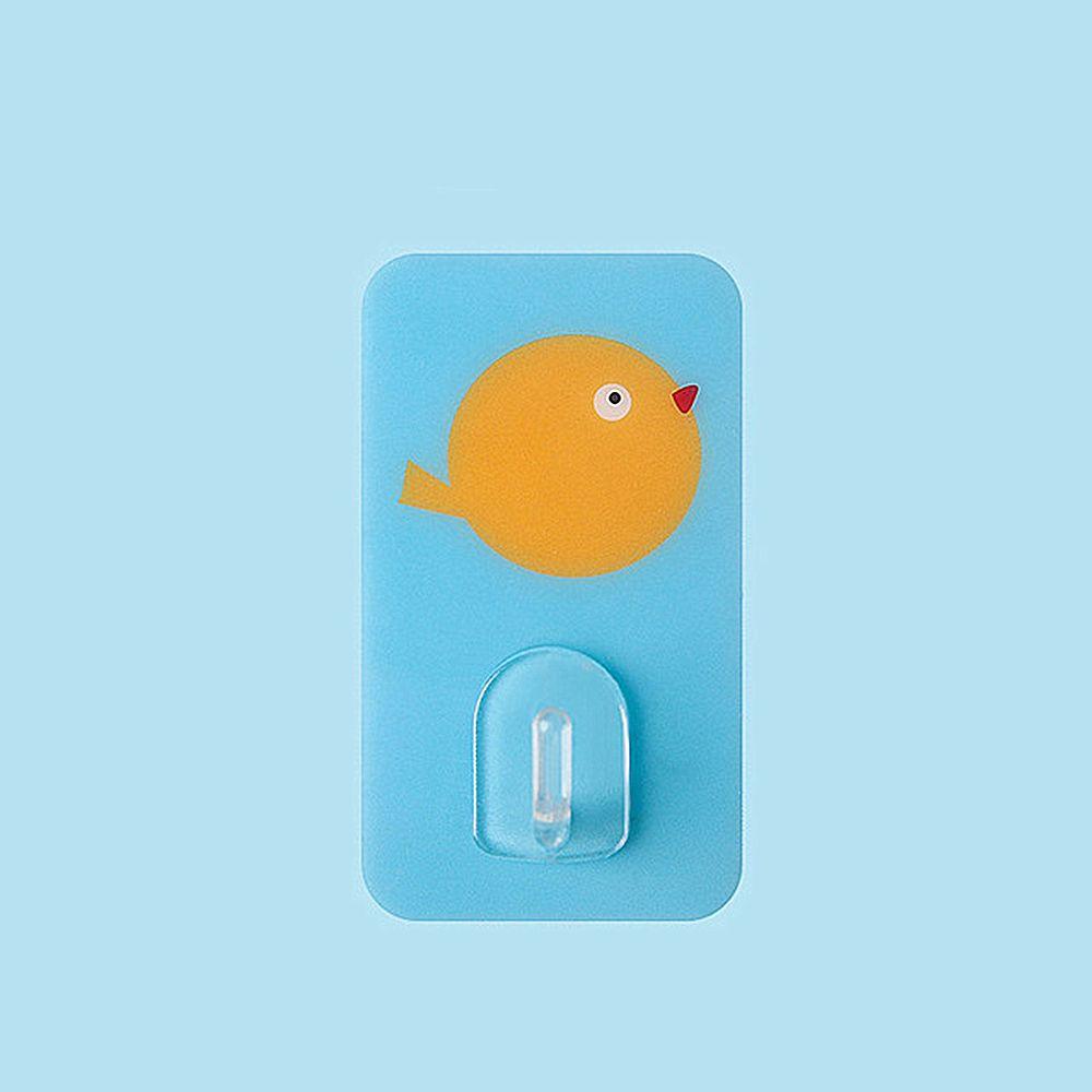 1PC Animal Free Punching Stick Hook Non-Marking Adhesive Wall Hook Wall Hanger Cartoon