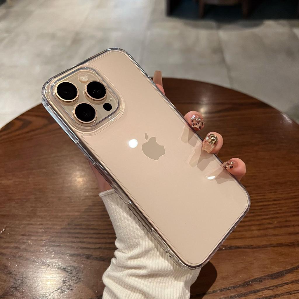 Роскошный противоударный прозрачный чехол для телефона для iPhone 16 15 14 13 12 Mini 11 Pro Max X Xs XR Max 7 8 Plus SE Чехлы-бамперы Крышка