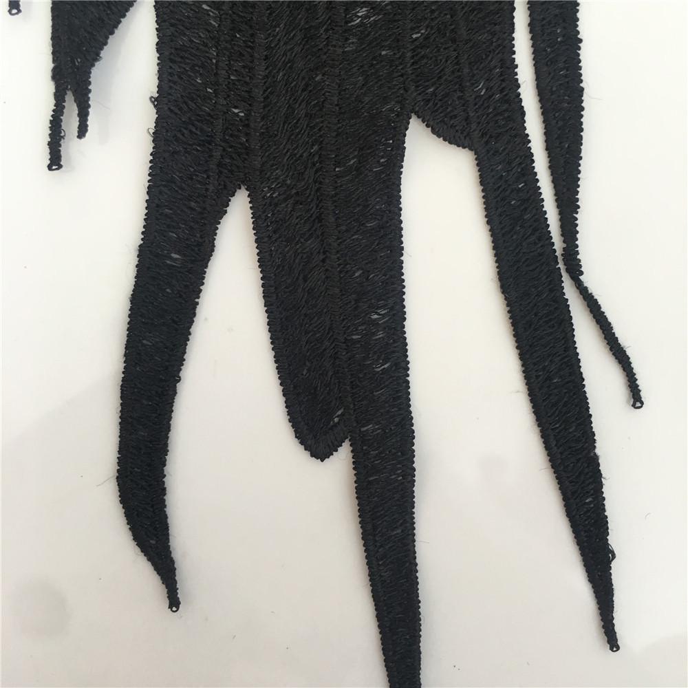 Крылья ангела 3D вышитые кружевные нашивки из ткани - многослойные крылья аксессуары для одежды