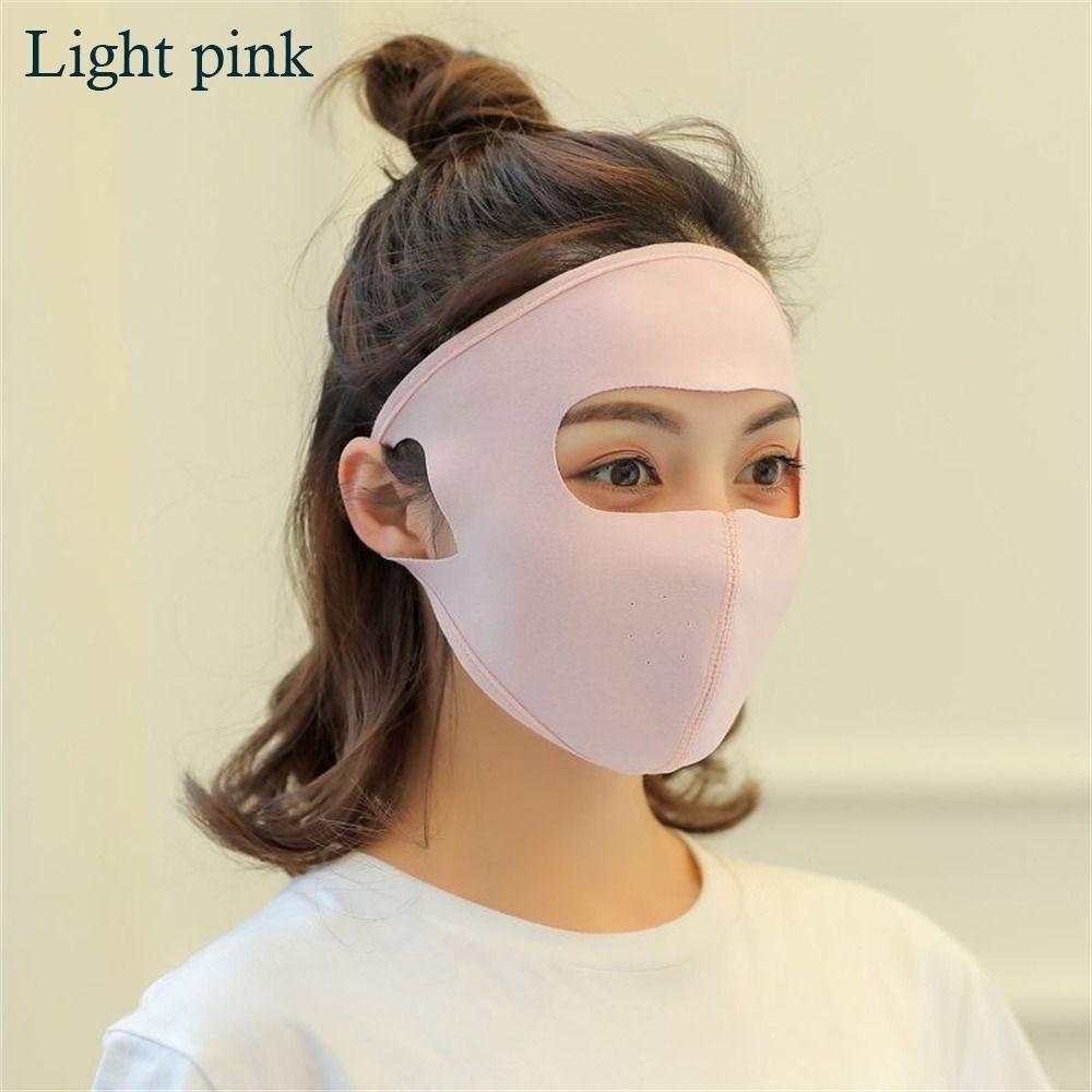Ice Silk Солнцезащитная маска дышащая солнцезащитная маска для лица модная пылезащитная маска для женщин и девочек