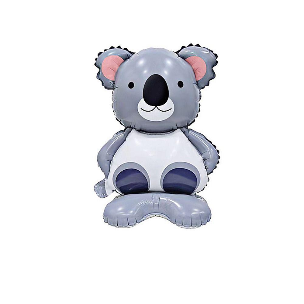 Мультяшные животные фольгированные шары 3D джунгли дикие животные принадлежности для вечеринки праздничное торжество