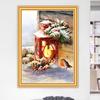 5D DIY Алмазная картина Рождественский подарок Птица Снег Дерево Вышивка крестом Полная дрель Квадратная вышивка Мозаика Зимняя картина Домашний декор