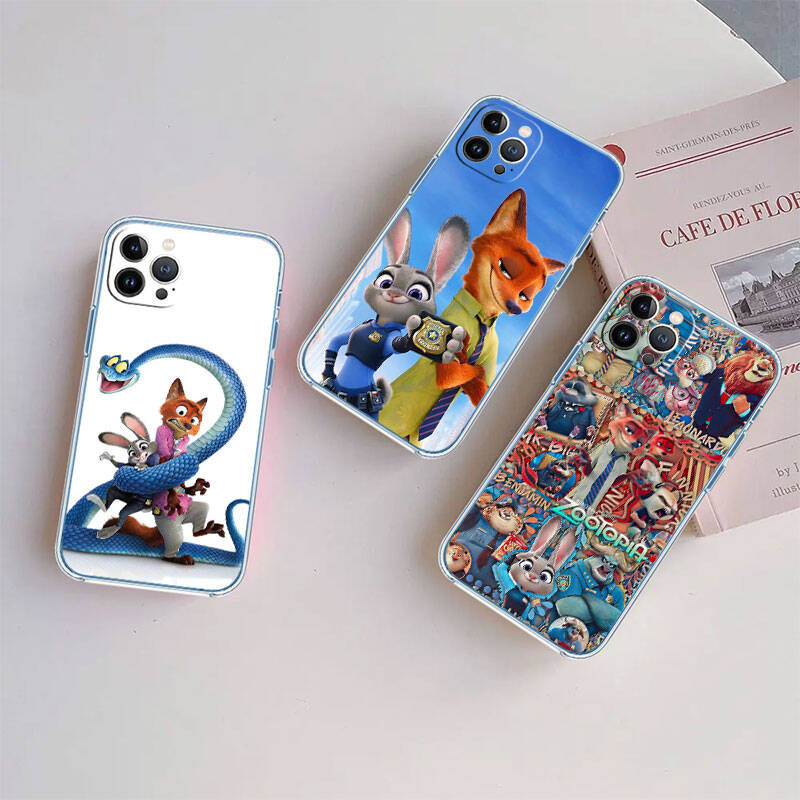 MH158 Чехол для телефона Zootopia для Motorola G34 G32 G31 G14 G15 G84 G62 E32 G24 G72 G71 G73 G85 G200 G60 G52 G51 G50 G42 G41 G32 G30