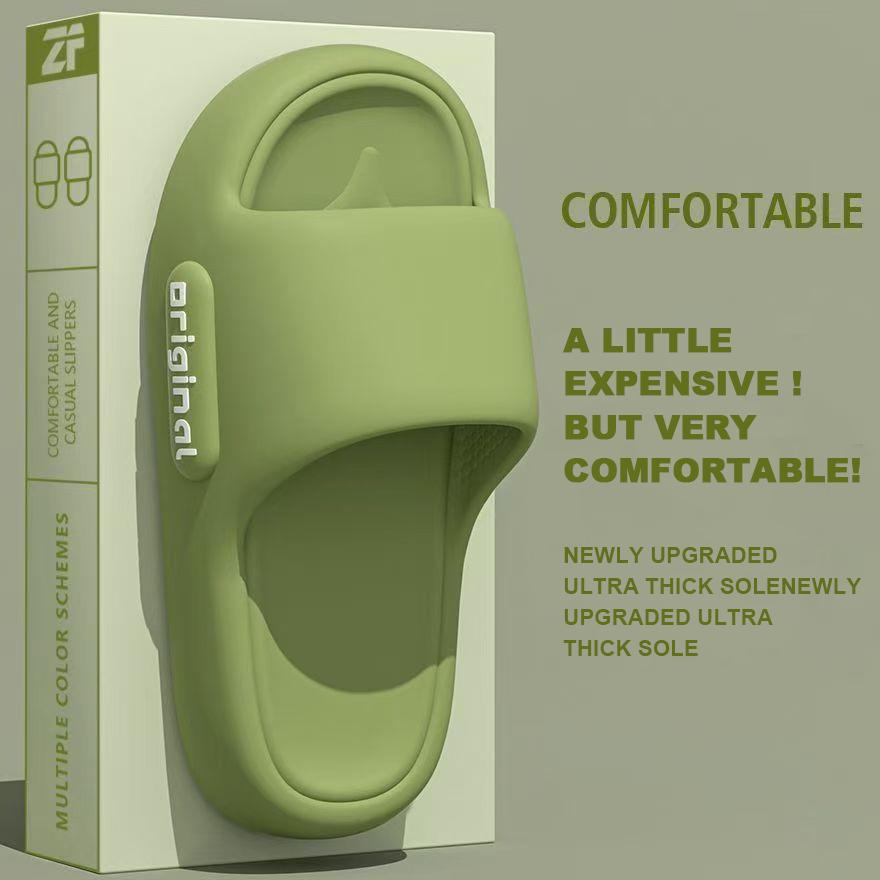 Новые летние женские тапочки Cloud на платформе, удобные, однотонные, с мягкой подошвой, из ЭВА, для женщин, нескользящие пляжные шлепанцы для пар