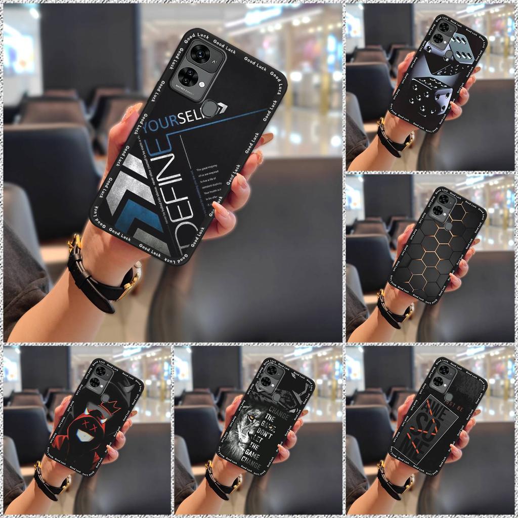 Protective Soft Case Phone Case For Oukitel C33 Anti-knock Anti-dust TPU Full Wrap Cute Graffiti Silicone Durable