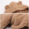 Winter Warm Hat Scarf Gloves Set Thickened Plush Integrated Cap Scarf Ear Protection Caps  Cycling