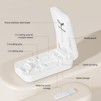 Таблетница, Еженедельный органайзер для хранения лекарств, Контейнер-держатель для таблеток, Футляр для таблеток, Портативный органайзер-диспенсер для лекарств
