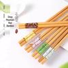 Bamboo Chopsticks Set: Non-slip, Anti-mold, Heat Resistant, Unpainted, Unwaxed, Healthy for Family Use